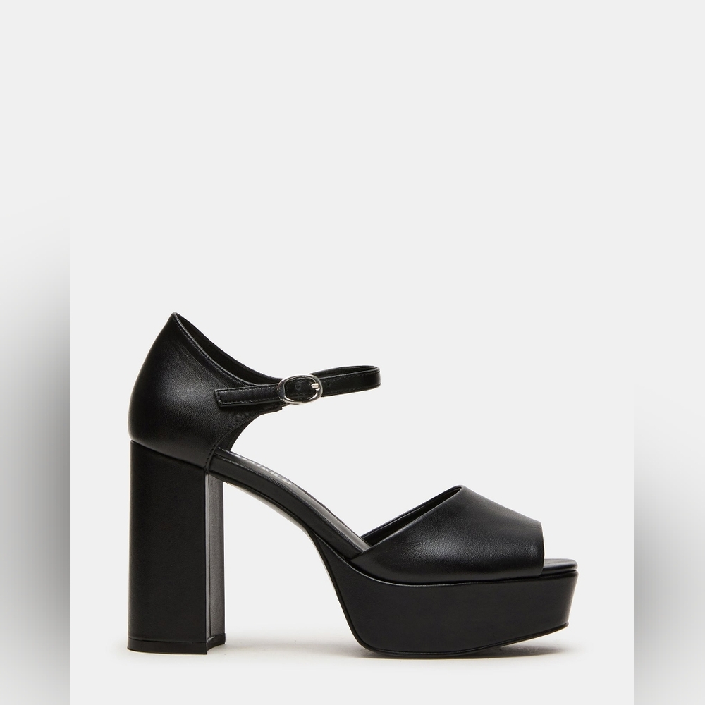 Steve Madden Black Platform Sandals